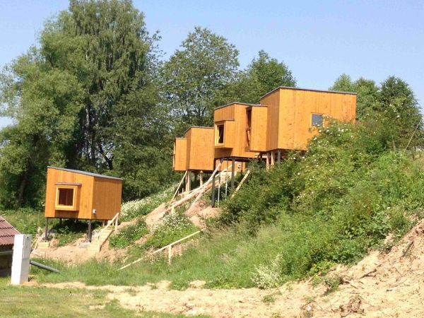 Výstavba chatek kemp Nedamov – fotka 5